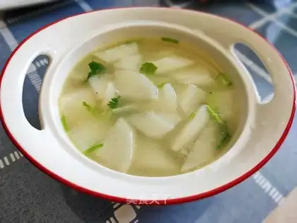 The radish soup