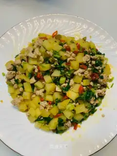 Pilla pepper and potatoes