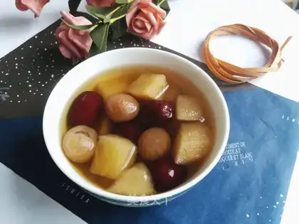 Cinnamon apple date tea