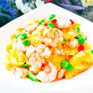 Shrimp fried eggs