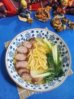 Black pepper sausages for urn noodles