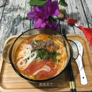 Potato beef soup