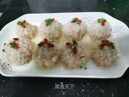 Pearl shrimp balls