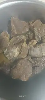 High pressure pan halogenated beef