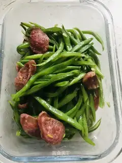 Peaches fried sausage