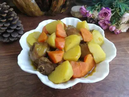 Curry potato chicken