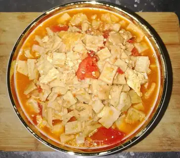Tomato egg cake