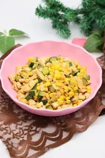 Chicken and corn cucumber