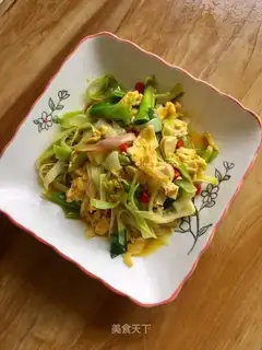 Garlic fried eggs