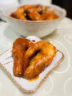 Curry sea white shrimp