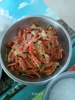Carrot fried eggs