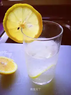Lemon soda bubble