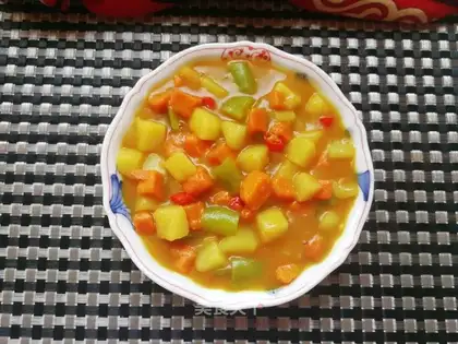 Curry and potatoes