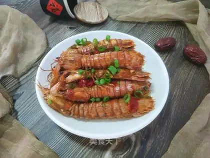Spicy leather shrimp