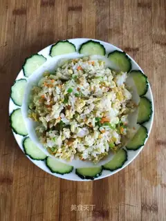 Old goose egg fried rice