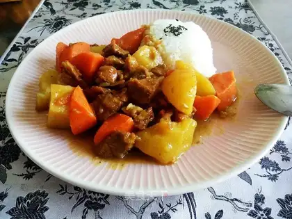 Curry beef
