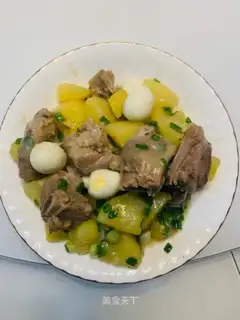 Onion potato ribs