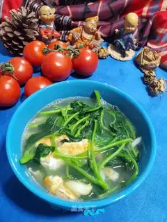 Potatoe egg soup