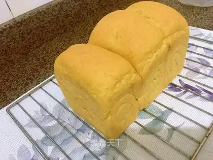 Pumpkin full of wheat toast