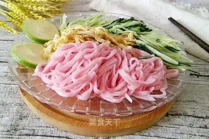 Lemon three, cool noodles