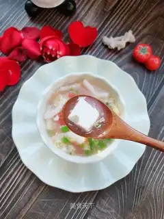 Tofu soup