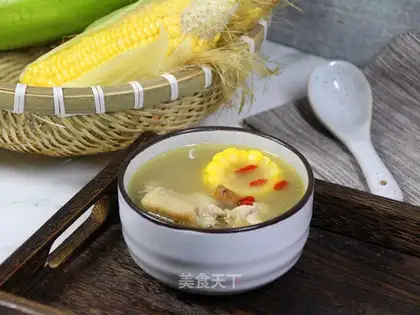 Corn chicken soup