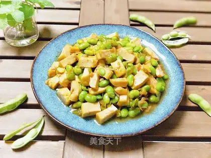 Shrimp and soybeans dry