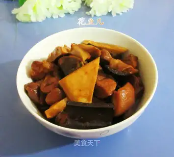 Tofu dry-burned tofu