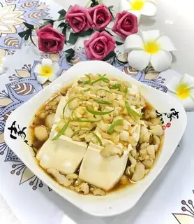 Meat and tofu