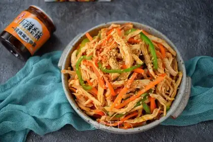 Spicy chicken silk