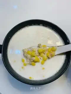 Corn oatmeal milk