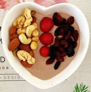 Nuts and yogurt