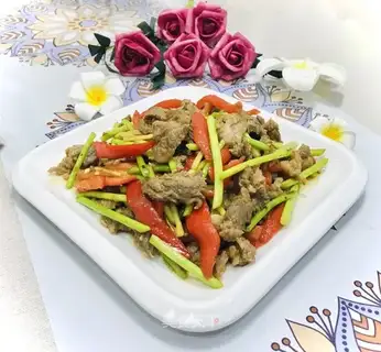 Garlic fried cattle