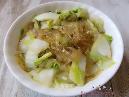 Big cabbage and potatoes