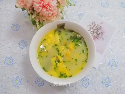 Skull fish egg soup