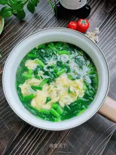 Onion egg soup