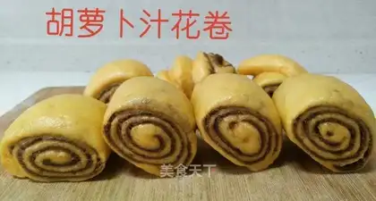 Carrot juice rolls