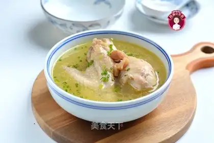 Dry chicken soup