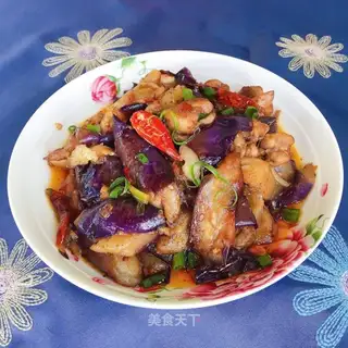 Chicken eggplant