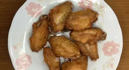 The simplest fried wings