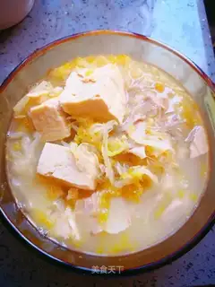Sour sauce and tofu