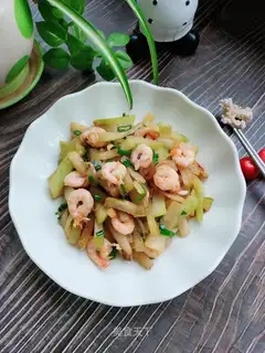 Shrimp fried melons