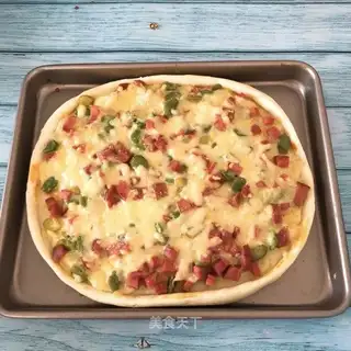 Orchid ham pizza