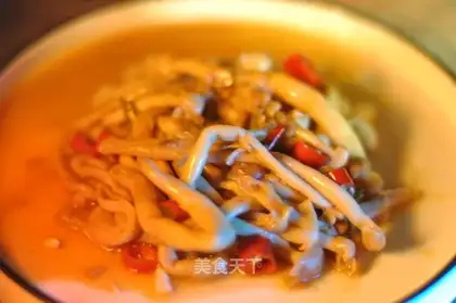 Spicy white mushrooms