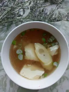 Spring tofu soup