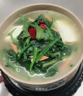 Spinach tofu