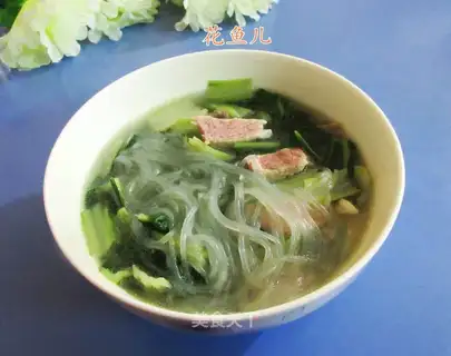 Powdered with salted meat