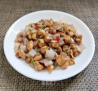 Onion fried chicken