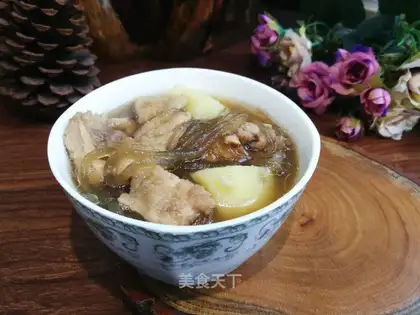 Potato fan stew