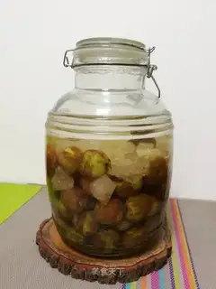Blue plum wine